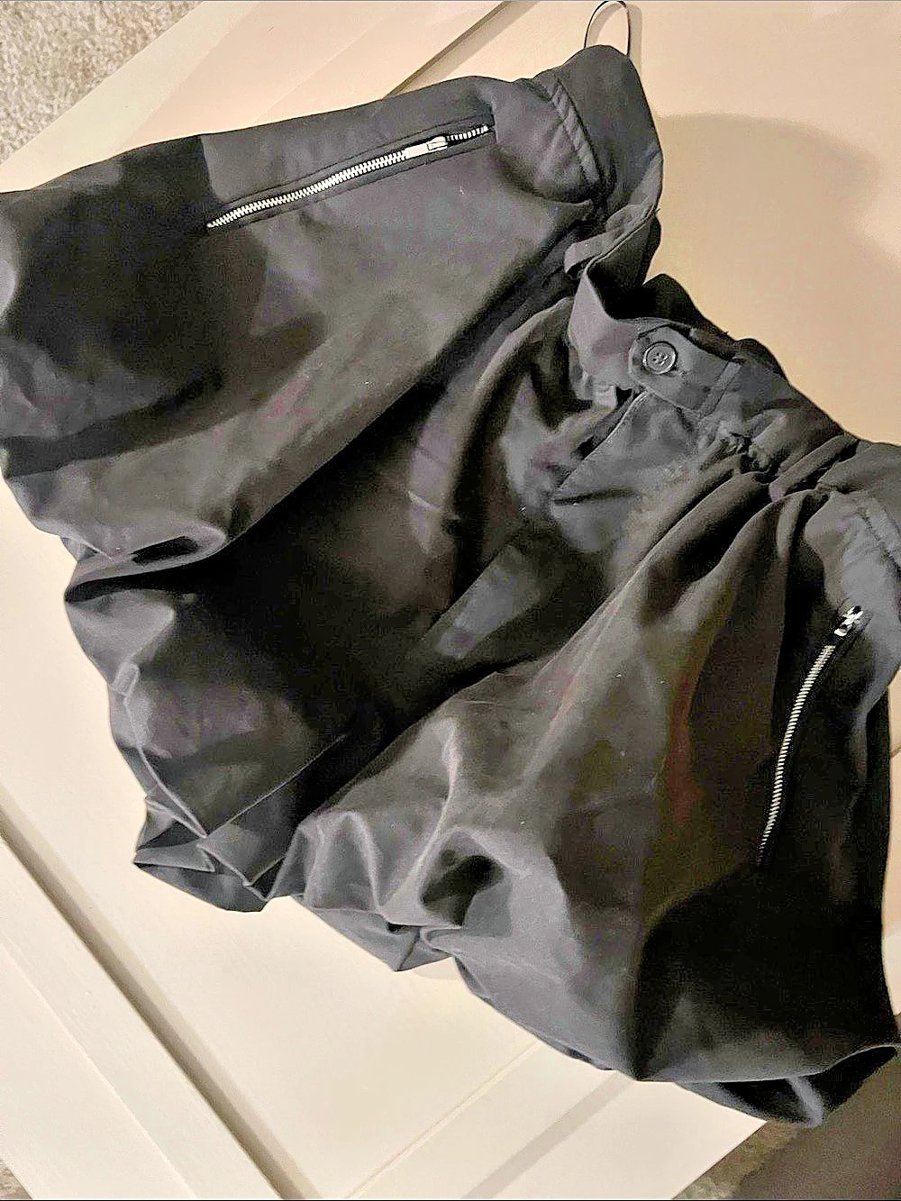 Zara Dark Brown Balloon Shorts